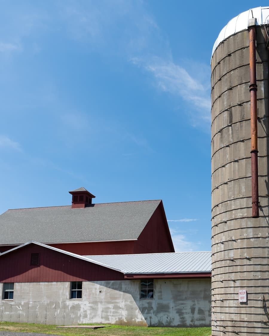 Silos e armazéns